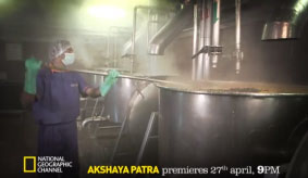 Akshaya Patra to be featured on National Geographic Channel