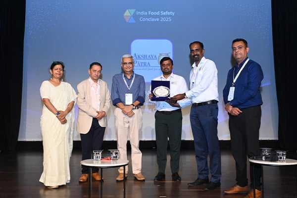 Akshaya Patra wins the Food Safety Culture Award